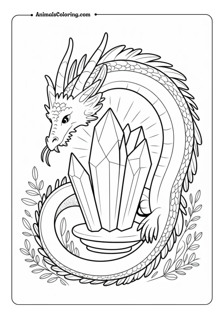 Dragon with Magic Orb