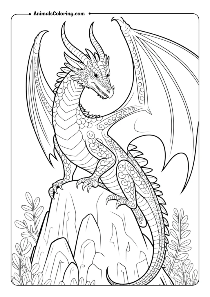 Ornamental Detailed Dragon