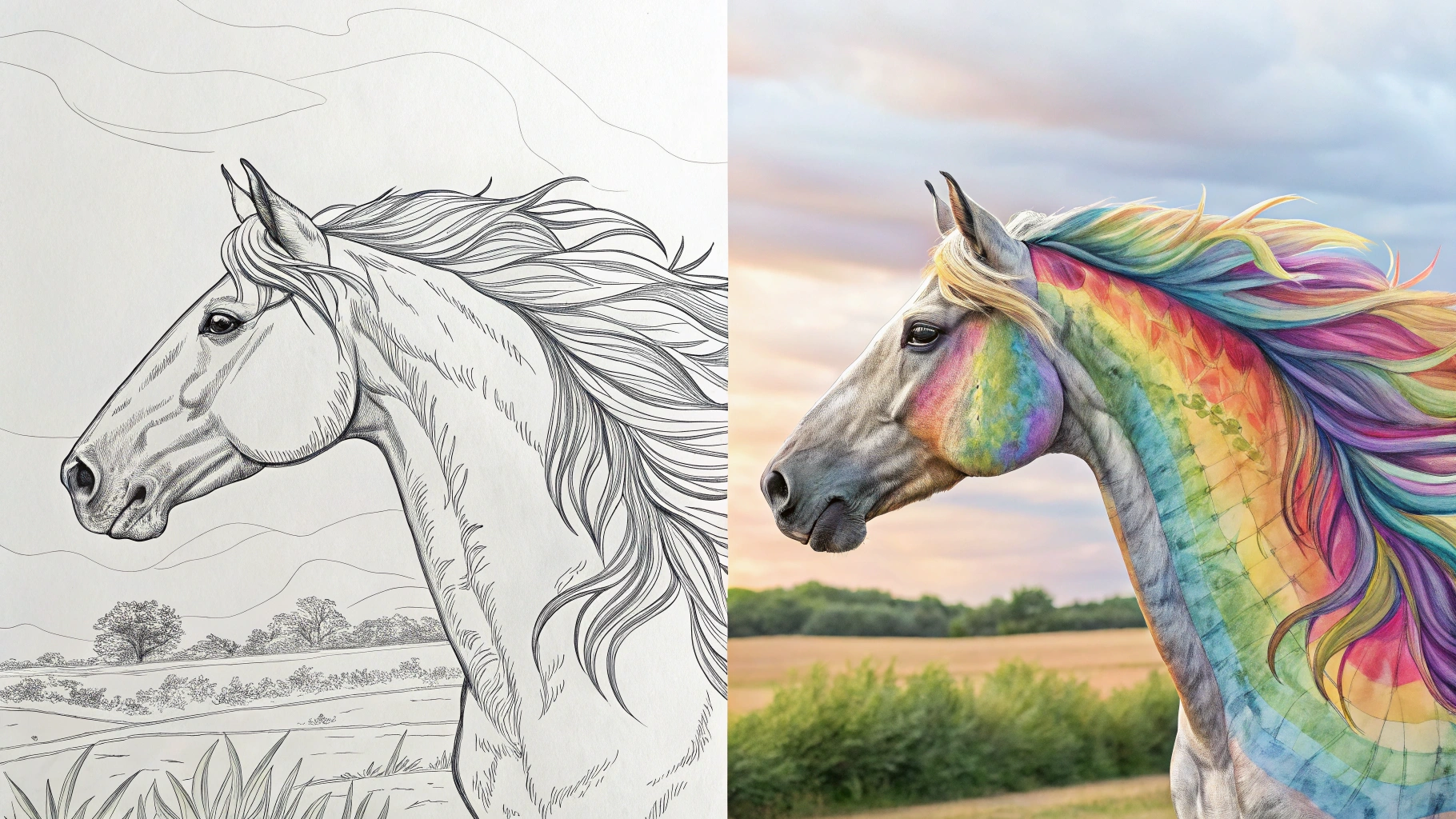 Horse Coloring Pages
