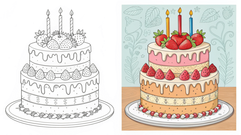 Birthday Coloring Pages