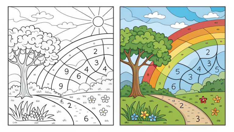 Numbers Coloring Pages